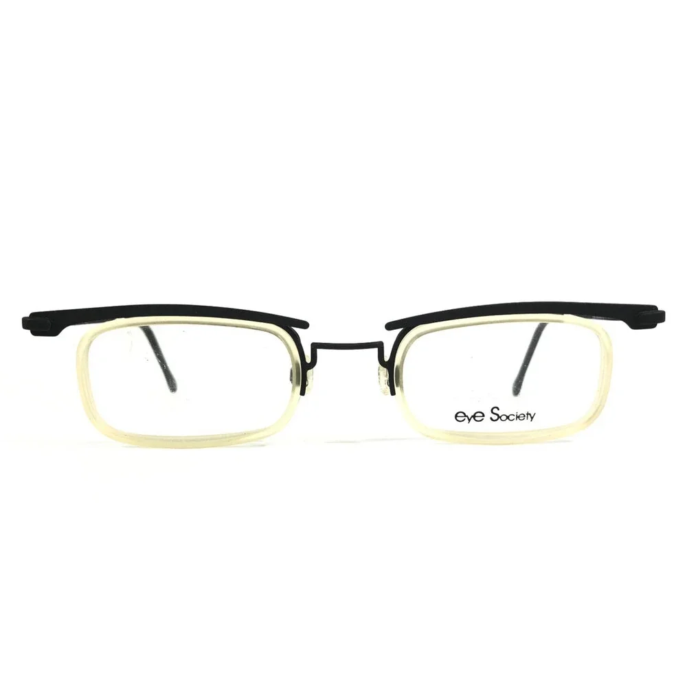 Eye Society by RK Design Eyeglasses Frames ES 8 col. 020 Black Clear 45-20-135